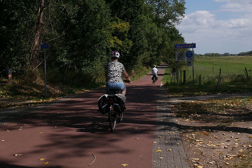 Radweg in den Niederlanden