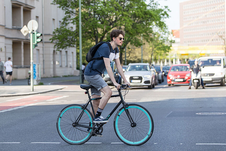 Radfahren in der Stadt Radfahren in der Stadt